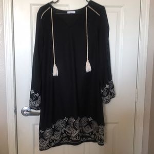 Black and white dress